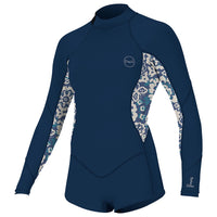 O'Neill Women's Bahia 2/1MM Back Zip L/S Spring Wetsuit