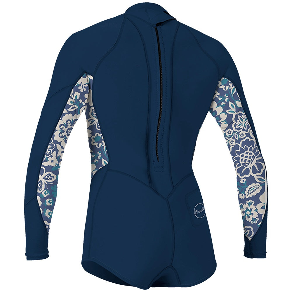O'Neill Women's Bahia 2/1MM Back Zip L/S Spring Wetsuit