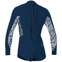 O'Neill Women's Bahia 2/1MM Back Zip L/S Spring Wetsuit