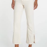 High Rise Hannah Crop Flare W/ Tulip Hem