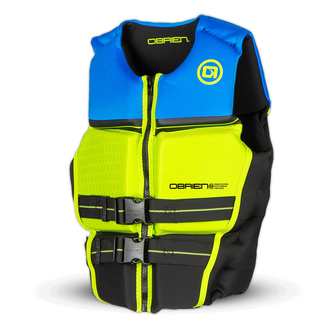 O'brien Youth Small Neoprene Life Jacket CCGA Blue/Lime 2025