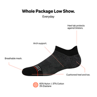 Saxx Whole Package Low Show Socks