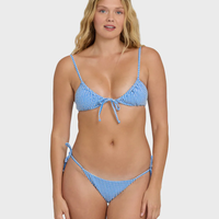 Mini Wave Check Tie Side Tanga