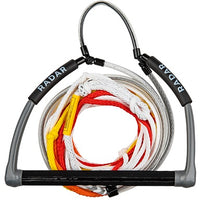 Radar Deep V 15" Suede Handle W/5 Sec Rope 2025 Silver/White