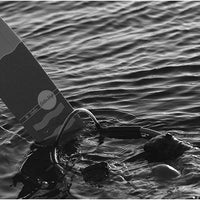 Radar Deep V 15" Suede Handle W/5 Sec Rope 2025 Silver/White