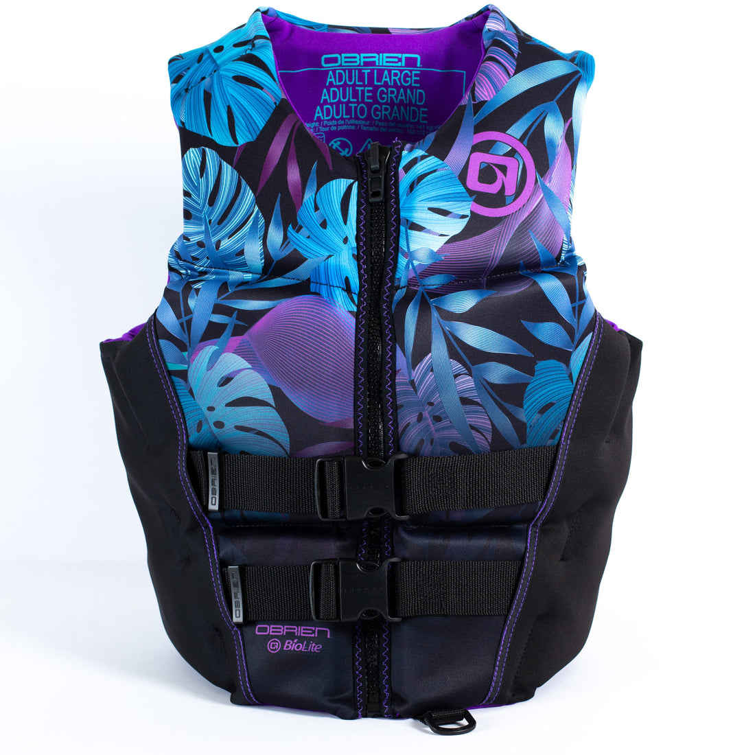 O'Brien Ladies Flex V-back Neoprene Vests CCGA Purple 2025