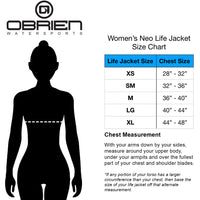 O'Brien Ladies Flex V-back Neoprene Vests CCGA Purple 2025