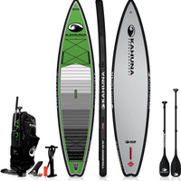 Kahuna 12' iSUP Touring Inflatible Sup W/Carbon Paddle + Bag + Pump 2024