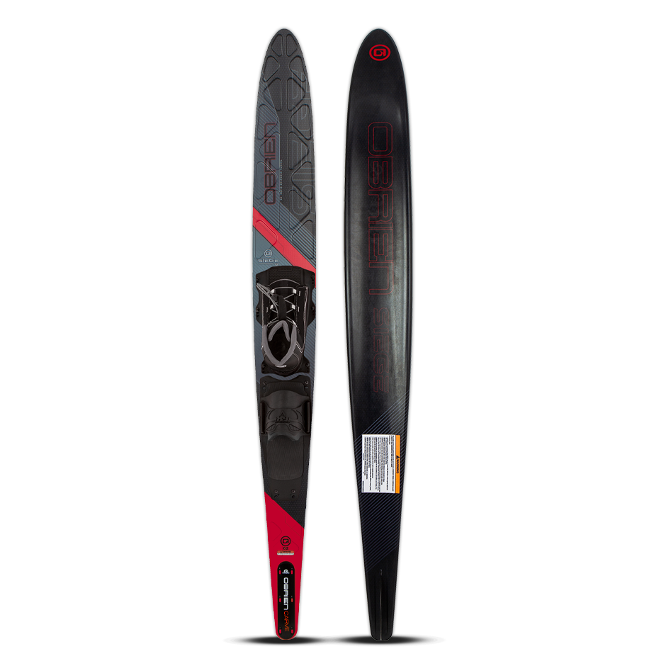 O'Brien Siege Slalom Ski W/ Z9 Front Boot and Rear Toe Piece 2025