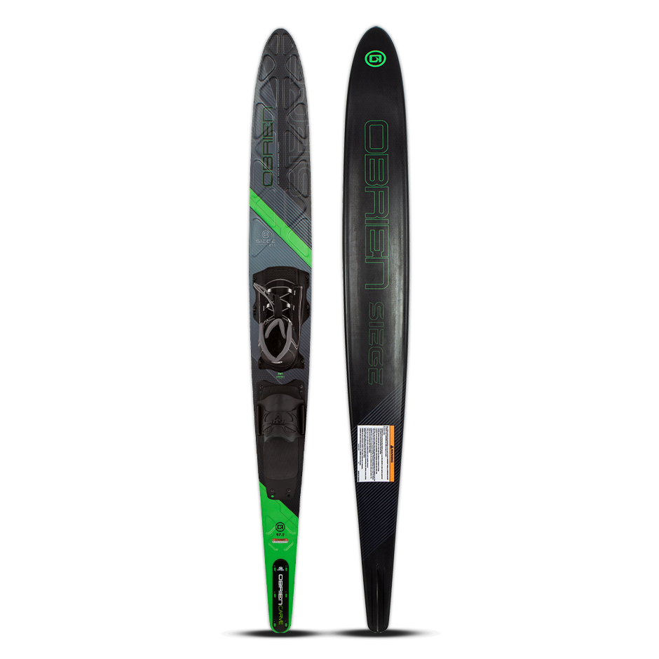 O'Brien Siege Slalom Ski W/ Z9 Front Boot and Rear Toe Piece 2025