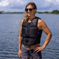 O'Brien Ladies Flex V-back Neoprene Vests CCGA Purple 2026