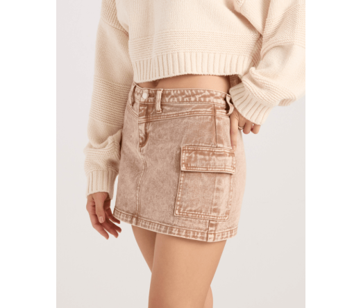Delia Cargo Mini Skirt