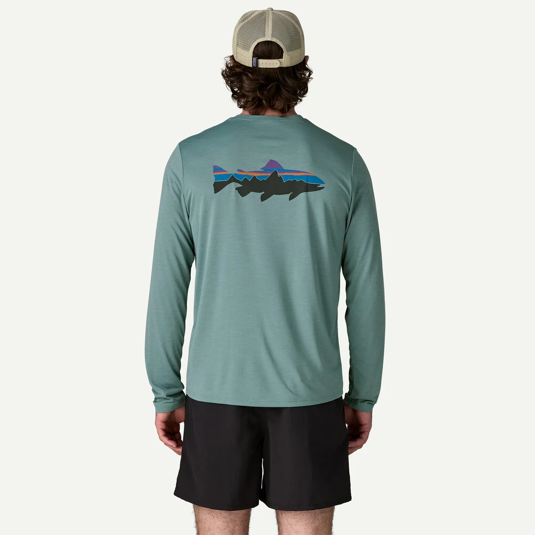 M's Long-Sleeved Capilene Cool Daily Shirt - Fitz Roy Trout