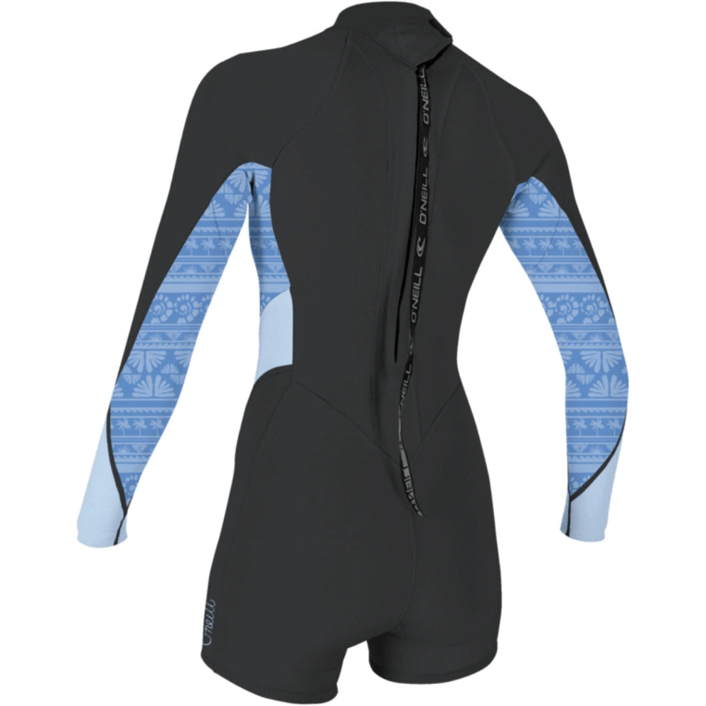 O'Neill Women's Bahia 2/1MM Back Zip L/S Spring Wetsuit