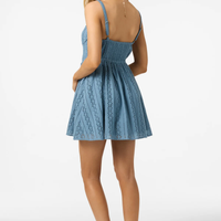Camden Emboridered Mini Dress
