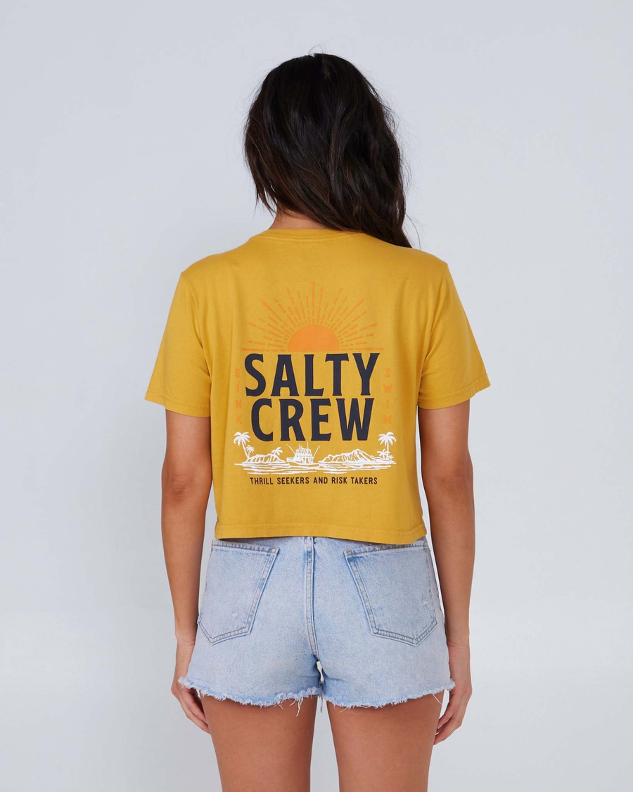 Salty Crew Cruisin Crop Tee