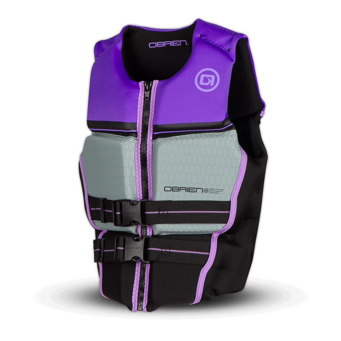 O'brien Junior V-Back Life Jacket Neoprene CCGA Purple/Grey