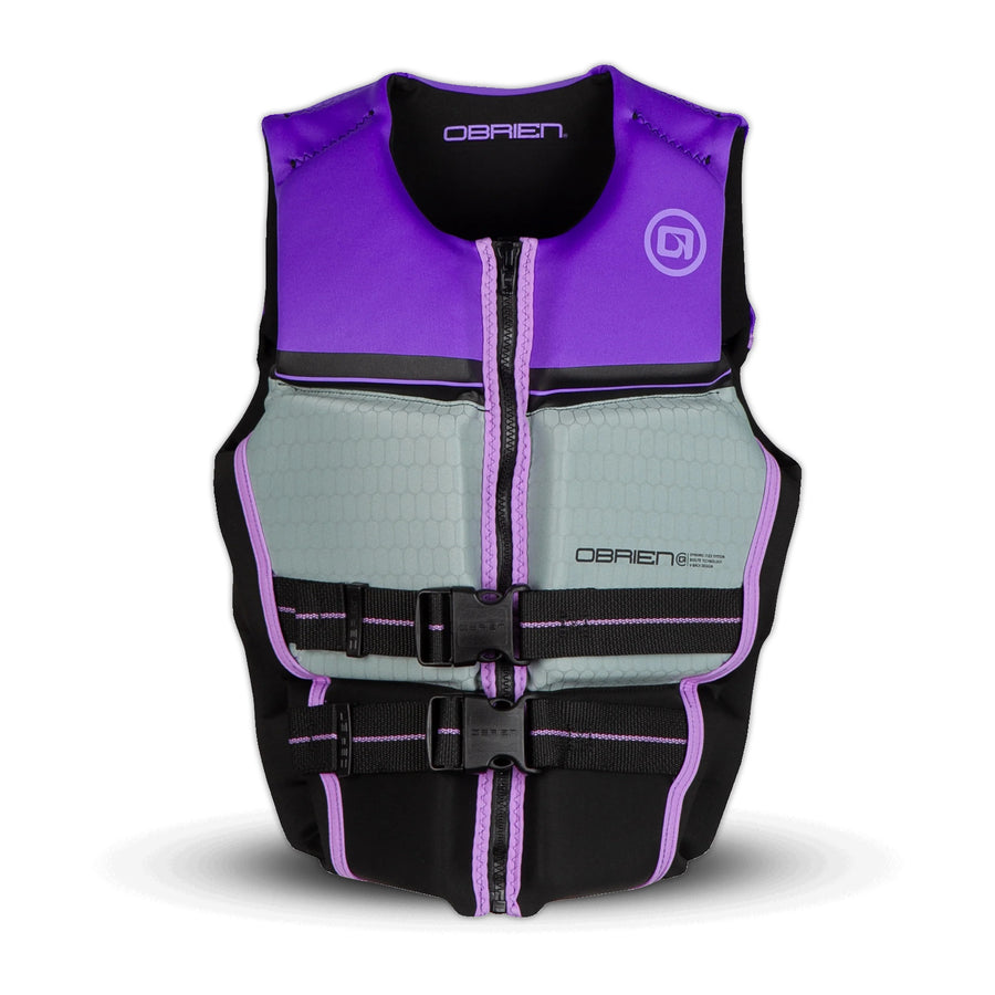 O'brien Junior V-Back Life Jacket Neoprene CCGA Purple/Grey