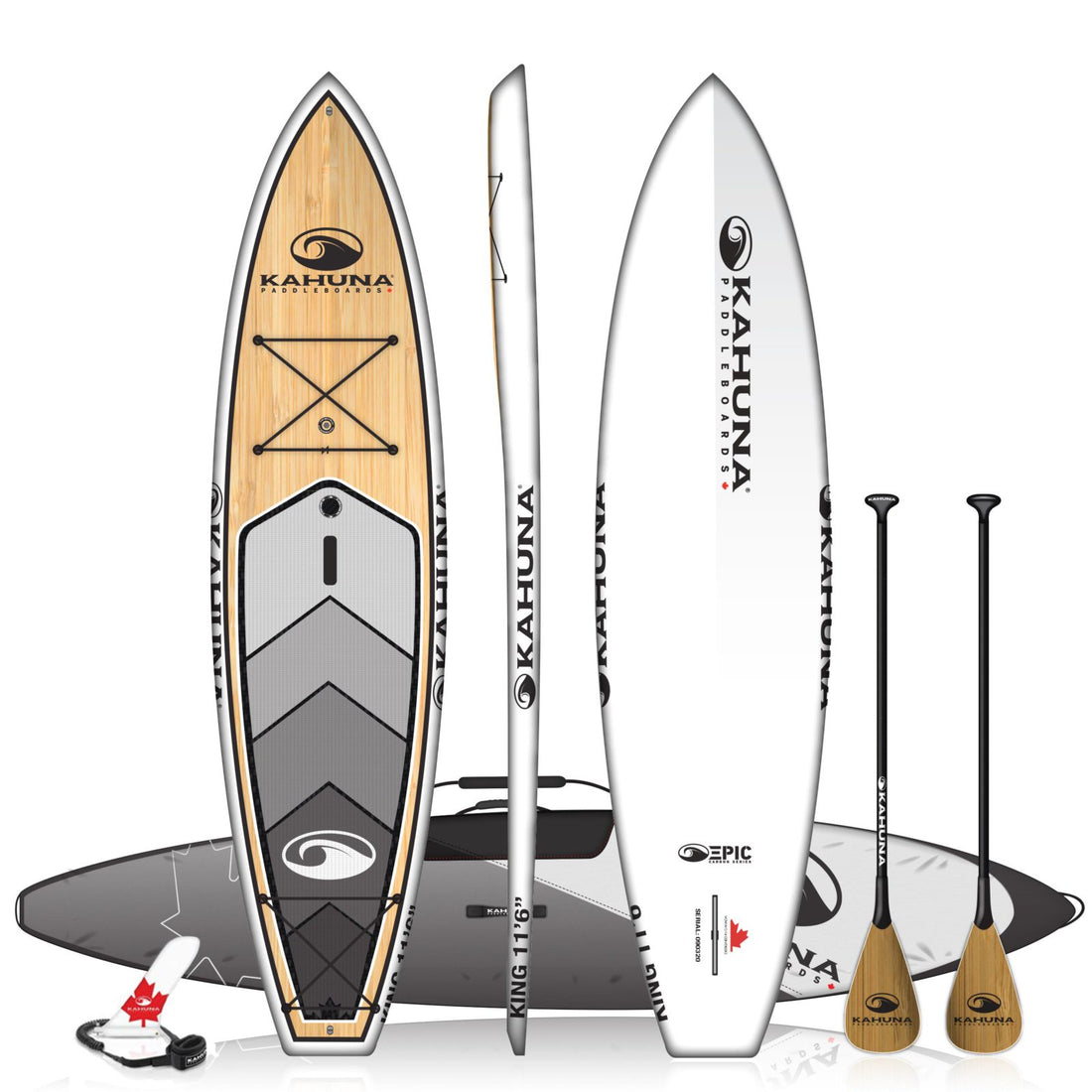 Kahuna Epic King 11'6" Sup Pkg. W/Paddle, Bag and Leash 2026