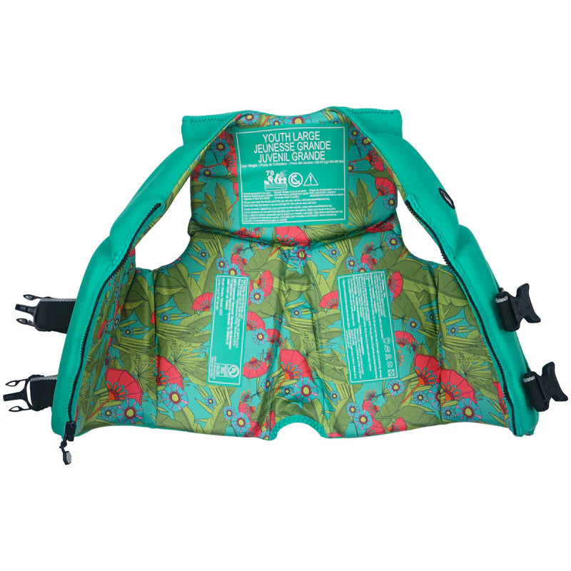Liquid Force Lanai Neoprene Life Jacket Youth Large 64-88 Lbs CCGA 2026