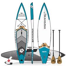 Kahuna Epic Leilani Bamboo Teal 11'7" Touring Sup Package W/ Paddle, Bag and Leash 2025