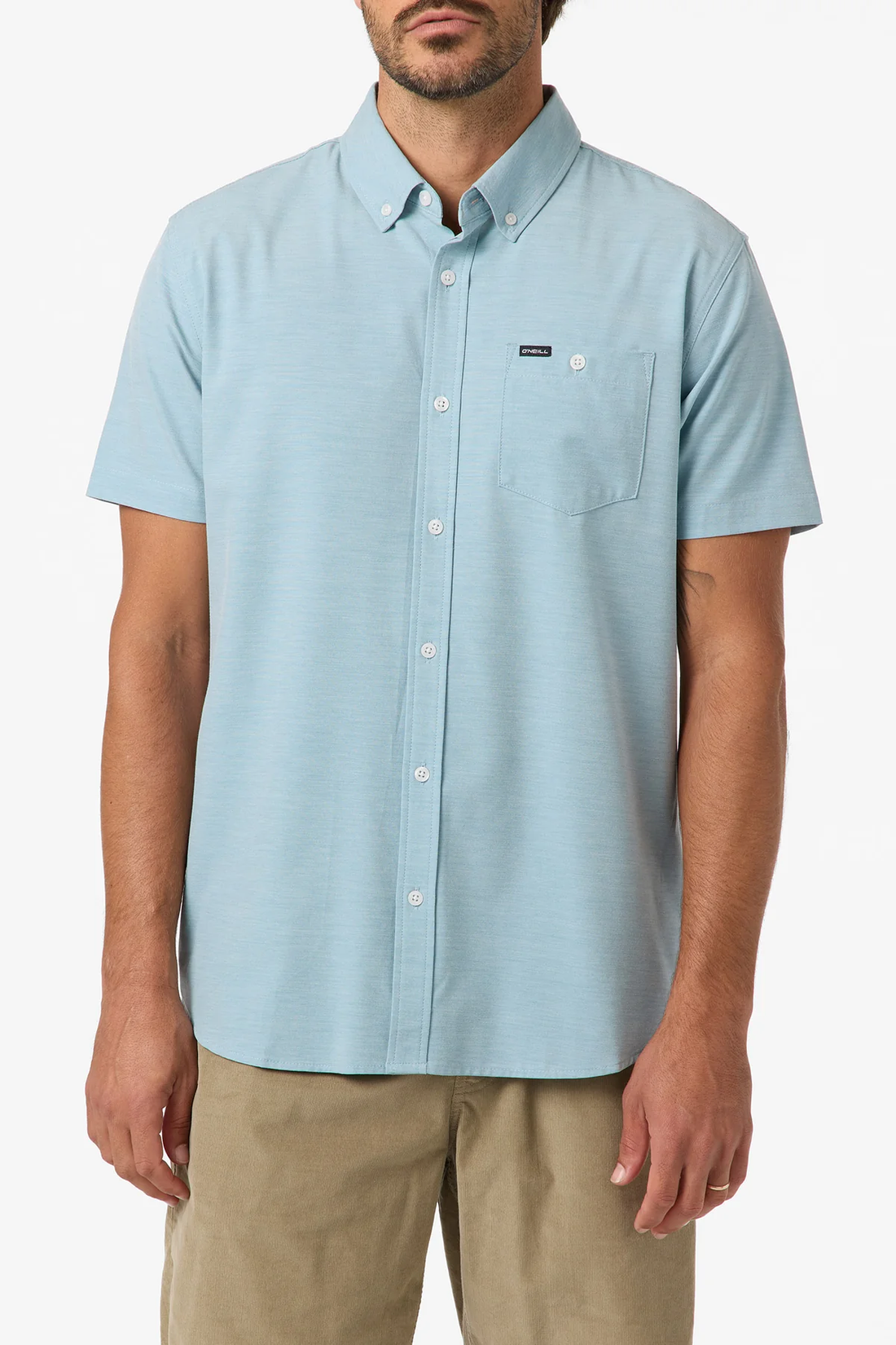 Light Check Standard Short Sleeve Woven Shirt