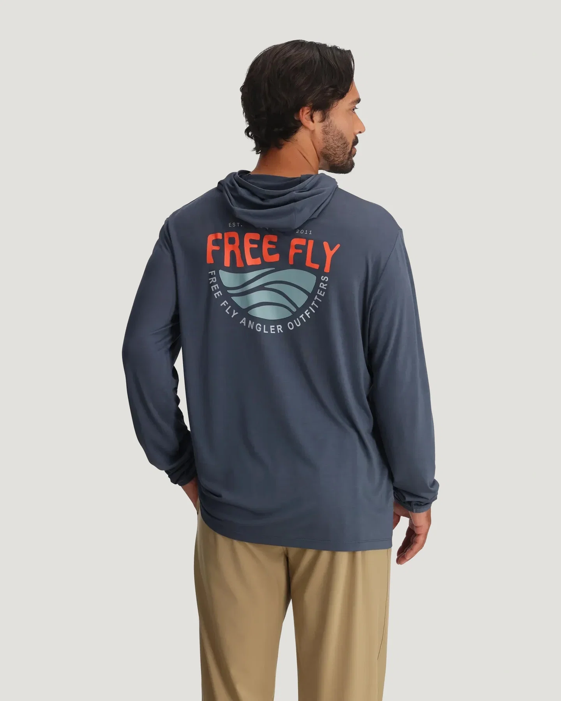 Men's Bamboo Lightweight Graphic Hoodie