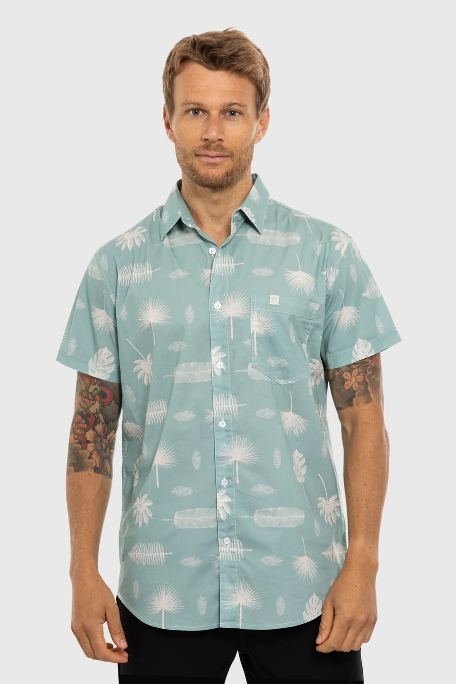 Team LTD Palm Button Up