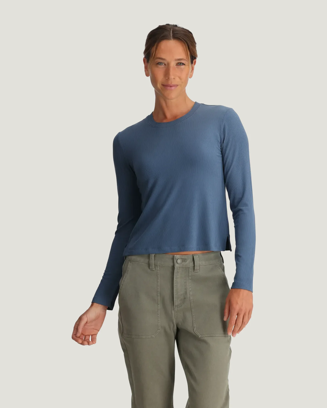 Women's Ribbed Bamboo Long Sleeve