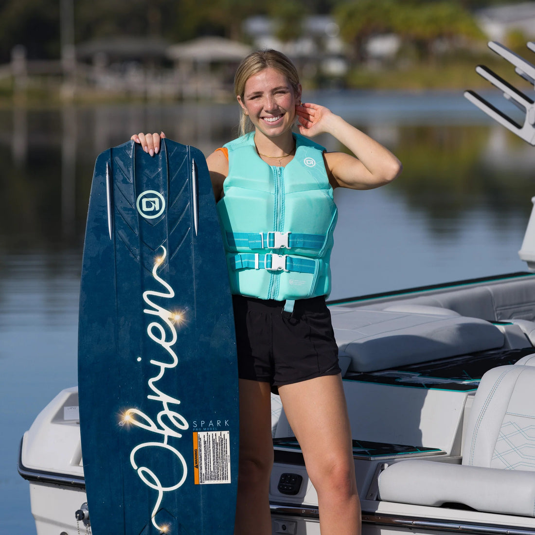 O'Brien Ladies Flex V-back Neoprene Vests CCGA Mint 2025