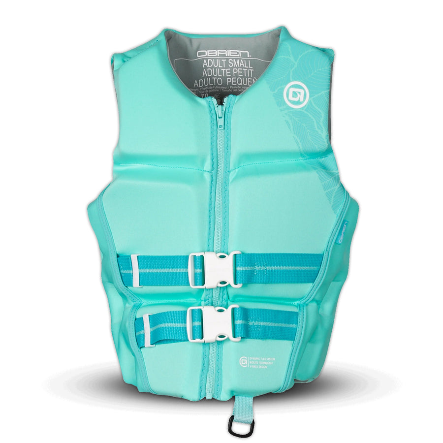 O'Brien Ladies Flex V-back Neoprene Vests CCGA Mint 2025