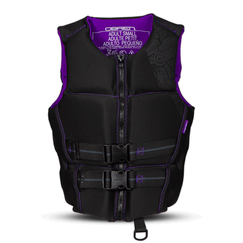 O'Brien Ladies Flex V-back Neoprene Vests CCGA Purple 2026