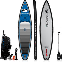 Kahuna 11' iSUP Touring Lite Braddah Inflatible Sup W/Carbon Paddle + Bag + Pump 2024