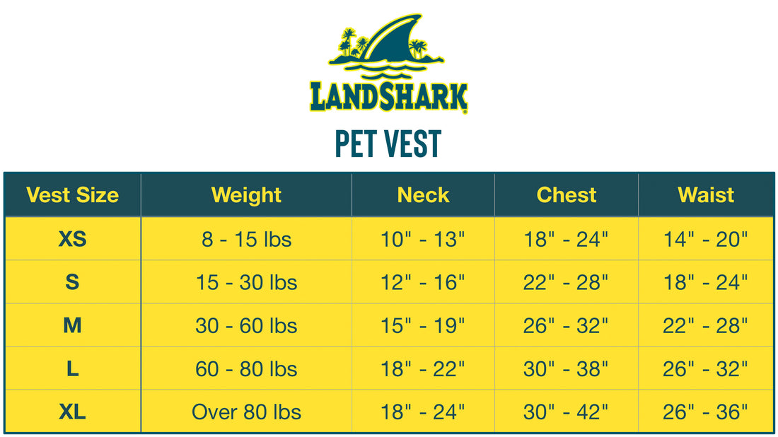 Land Shark Pet Vest